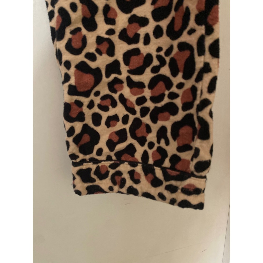 PajamaMania Women Leopard Print Pajama Pants 100% Cotton M Animal Print Lounge - Picture 5 of 7